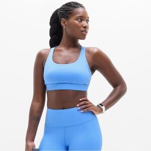 NWT Athleta Interval Cornflower Bra Size XS Best for D-DD Cups